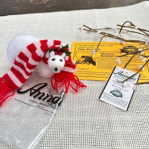 Annalee Mobilitee Dolls Polar Bear Cub 2005‎ Vintage New